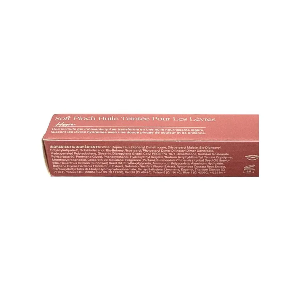 Rare Beauty Soft Pinch Tinted Lip Oil Hope Nude Mauve Glossy Longwearing NEW
